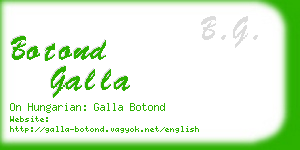 botond galla business card